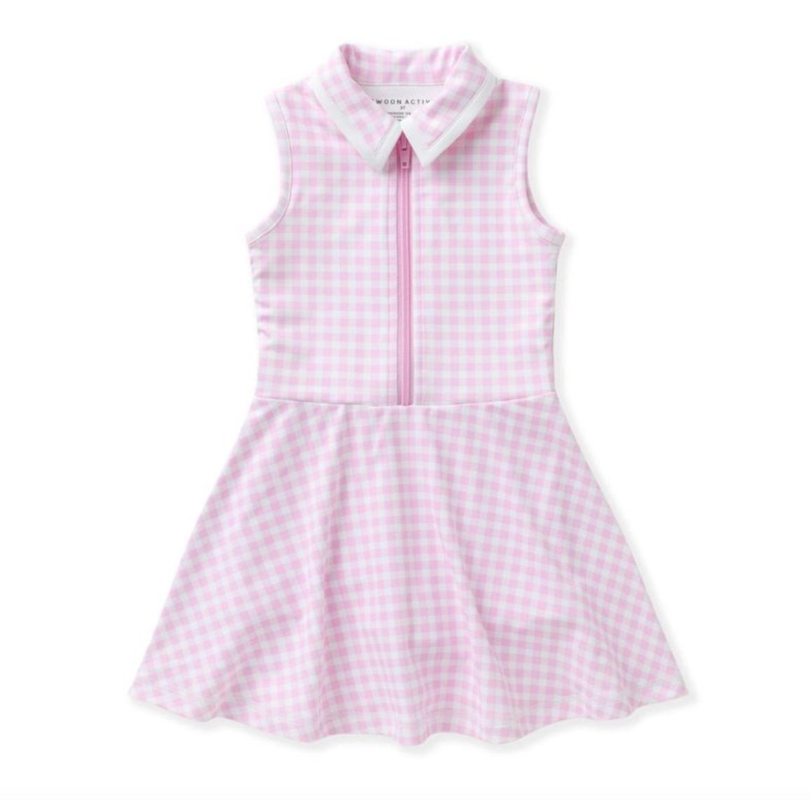 Pink Gingham Tennis Dress