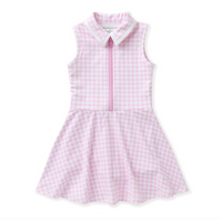 Pink Gingham Tennis Dress
