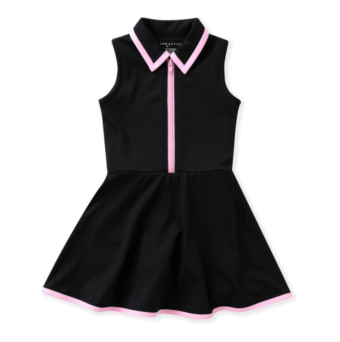 Courtside Black Tennis Dress