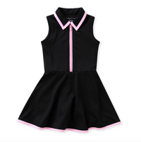 Courtside Black Tennis Dress