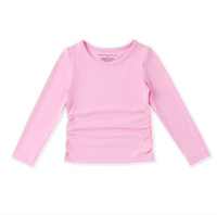 Bubble Gum Pink Ruched Top