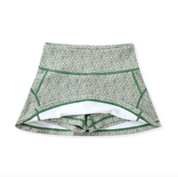 Olive Ditsy Floral Tennis Skirt