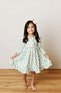 Butterknit Dress - Holiday Wreath