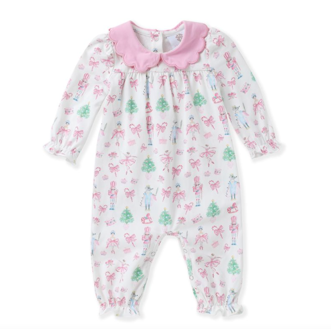 Scallop Proper Romper - Nutcracker