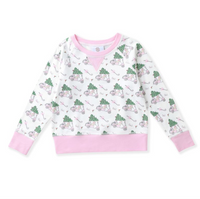 Pink Pullover - Golfcart/Christmas