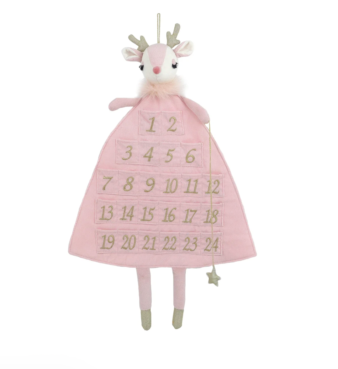 Advent Calendar Reindeer Pink