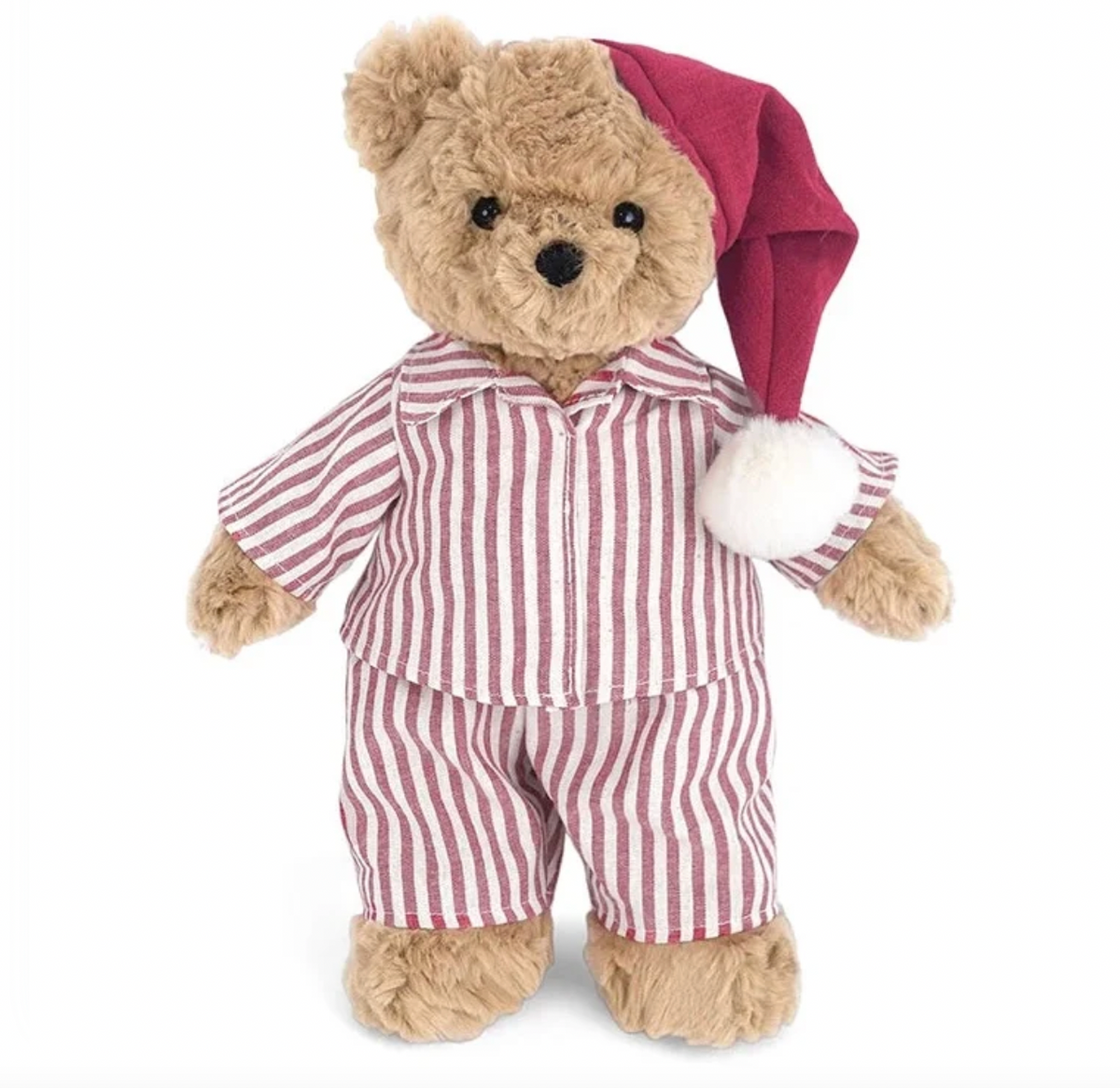 Seasonal Plush Pajama Bear Red