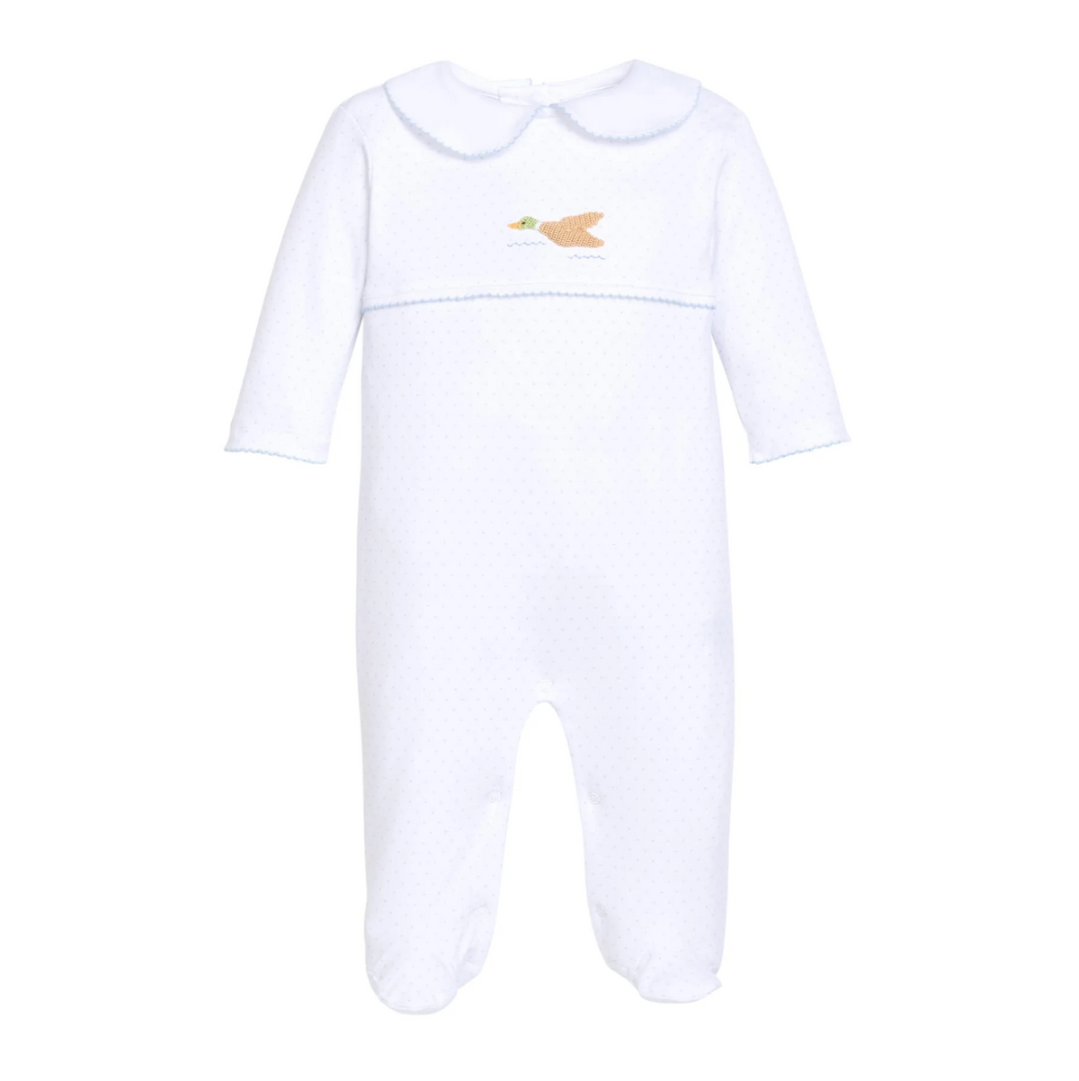 Flying Mallard Crochet Footie