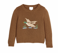 Flying Mallard Intarsia Sweater