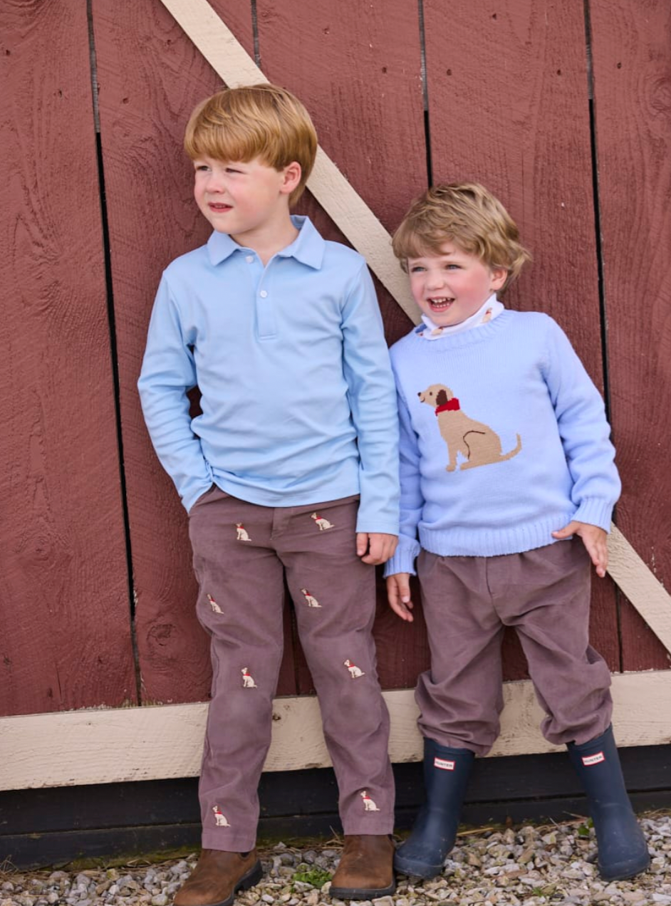 Banded Pants Chocolate Corduroy
