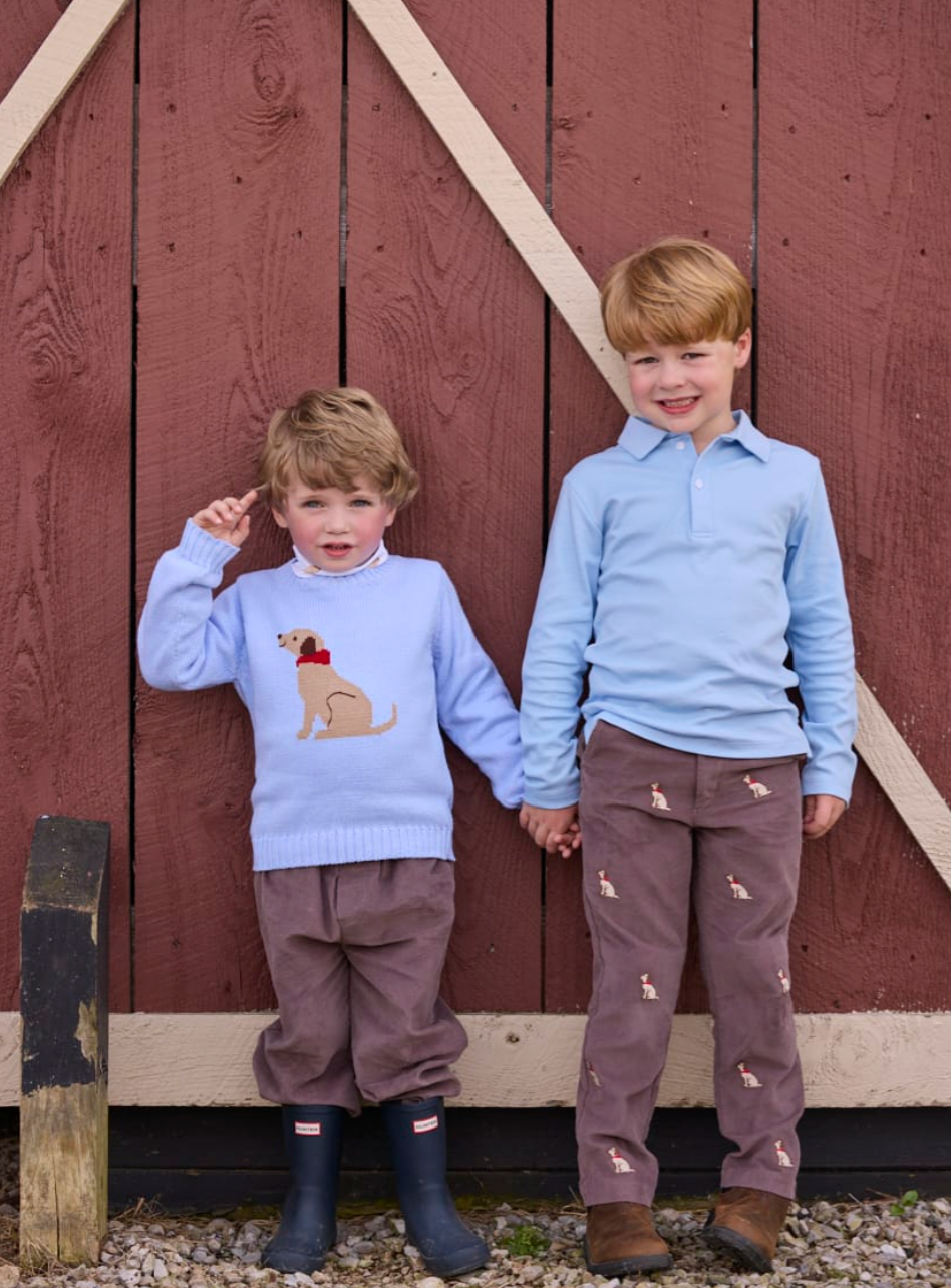 Banded Pants Chocolate Corduroy