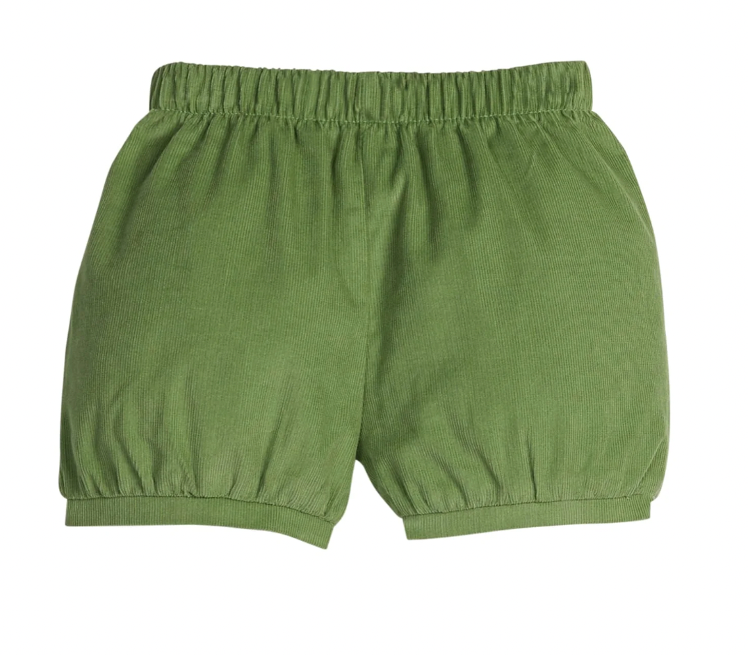 Banded Shorts  Watercress Corduroy