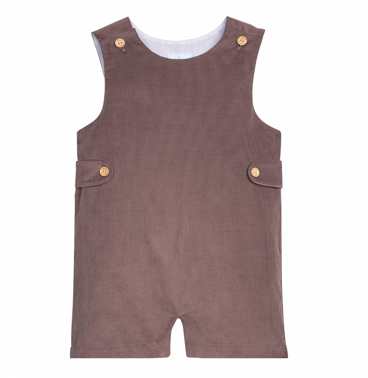 Button Tab John John Chocolate Corduroy