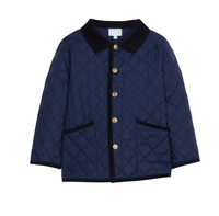 Classic Quilted Jacket Navy