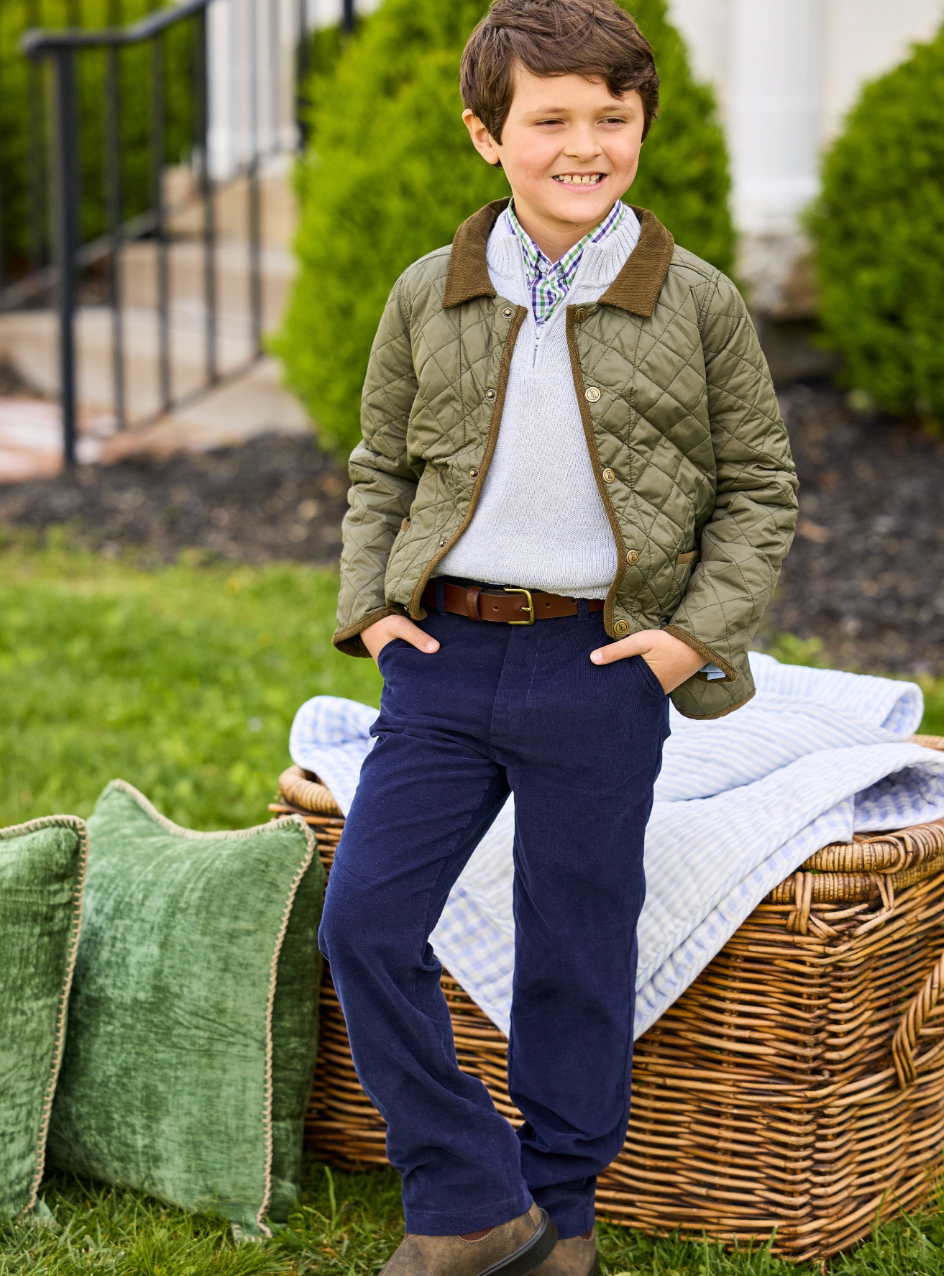 Classic Quilted Jacket Olive