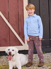 Embroidered Classic Pants Seated Lab