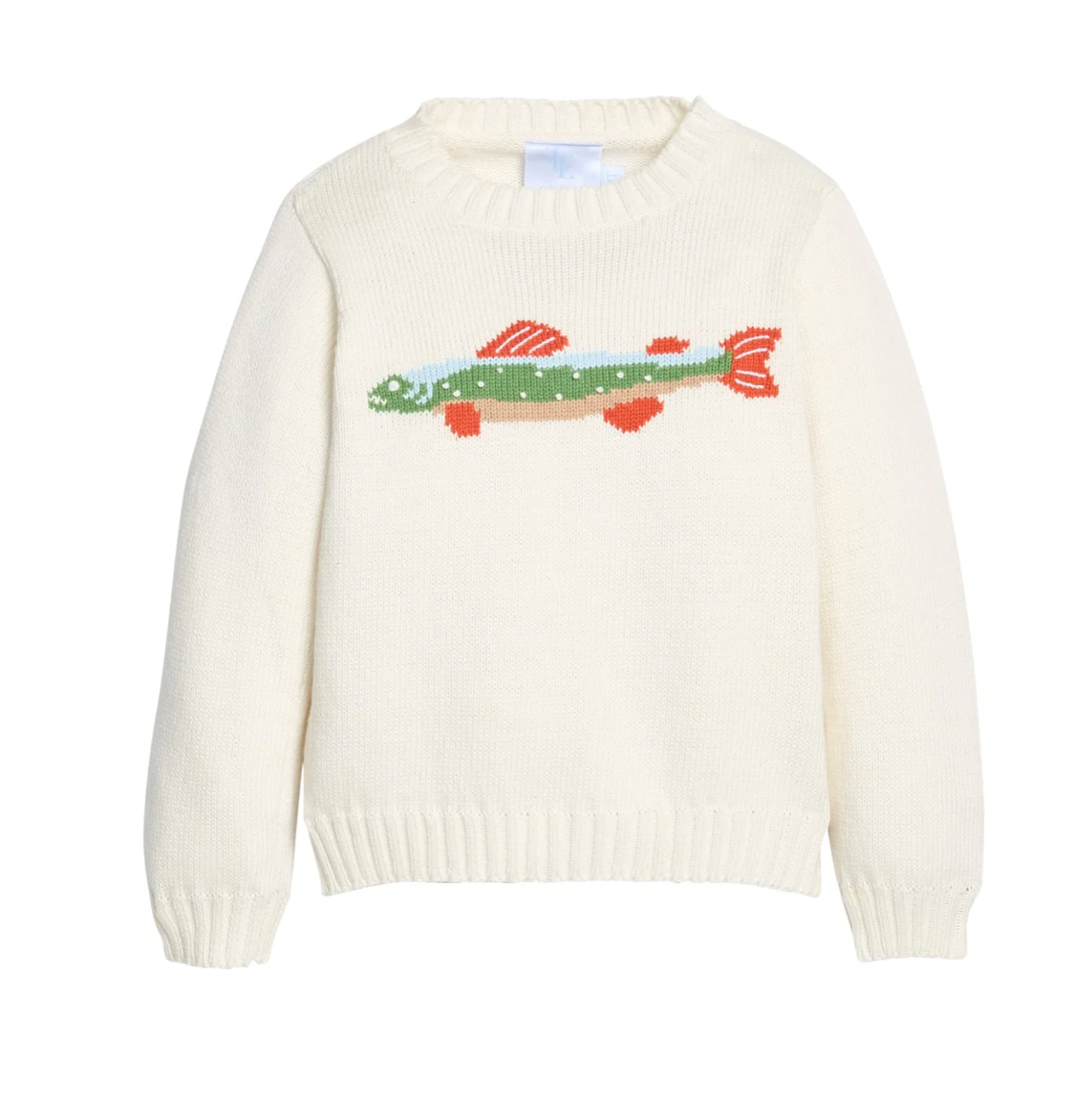 Intarsia Sweater Brook Trout