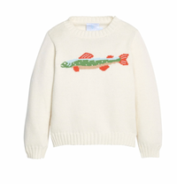 Intarsia Sweater Brook Trout