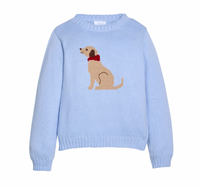 Intarsia Sweater- Seated Lab shirt