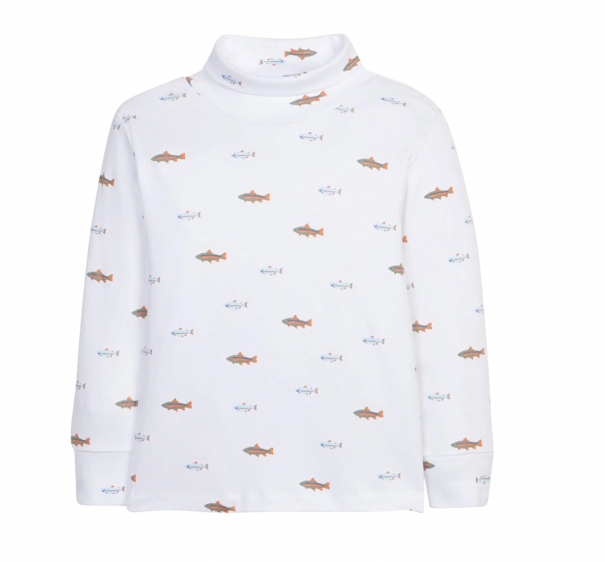 Printed Turtleneck - Fish