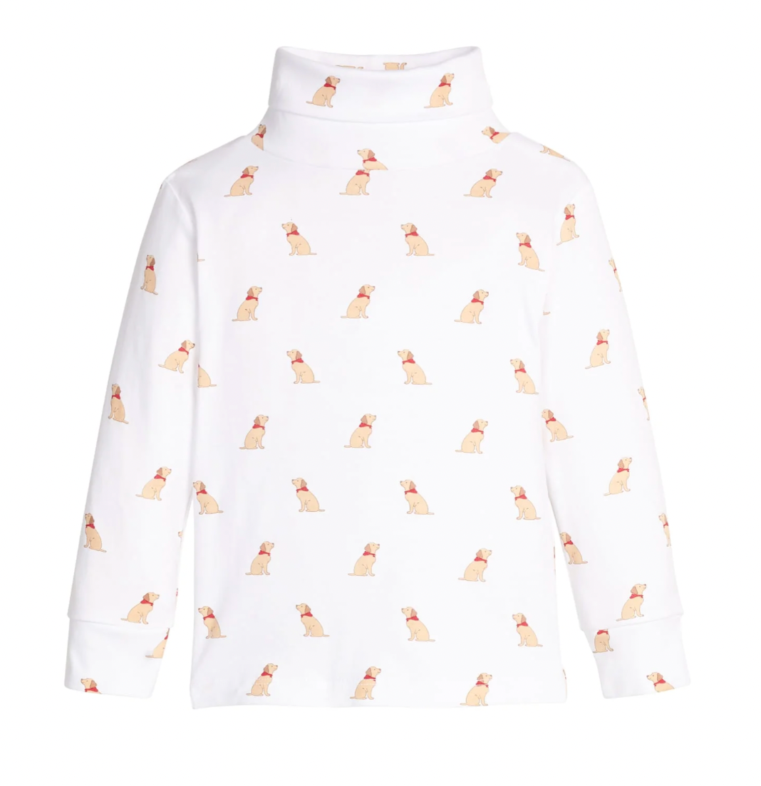 Printed Turtleneck Seated Lab