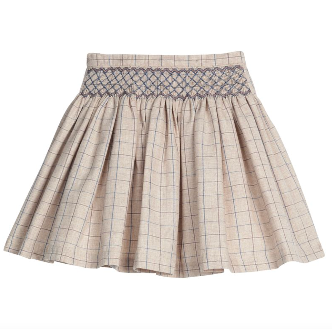 Smoked Molly Skirt - Durham Windowpane