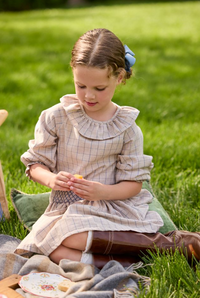 Smoked Molly Skirt - Durham Windowpane