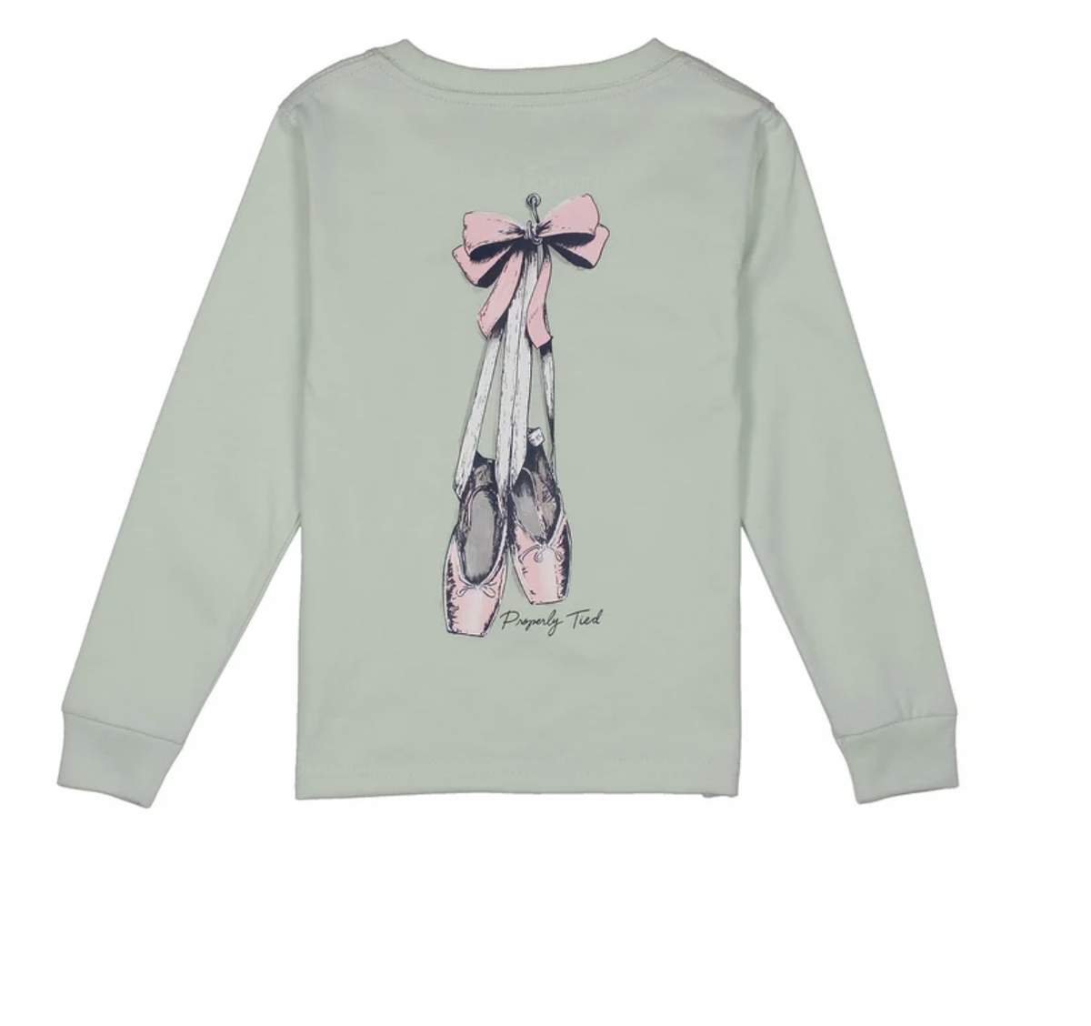 Girls Ballet LS pale Mint Tee