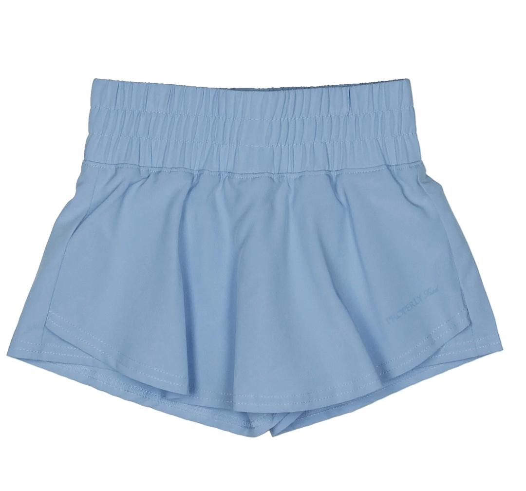 Girls Court Skort Sky