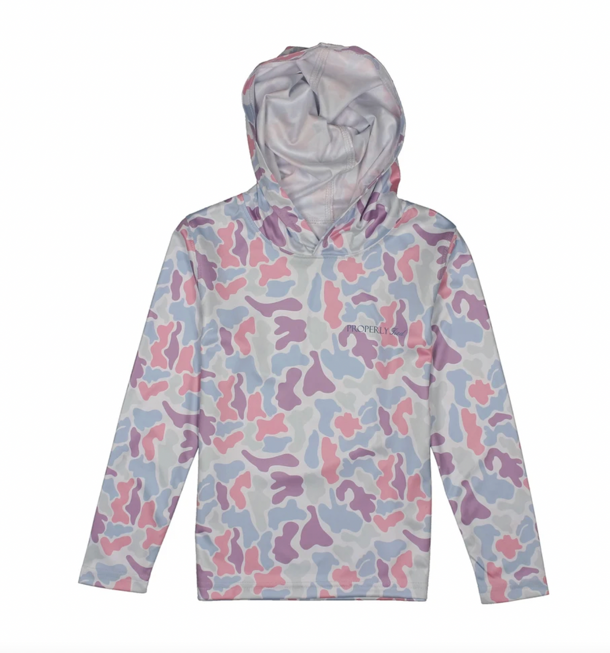 Girls Sportsman Performance Hoodie Cotton Candy Camo