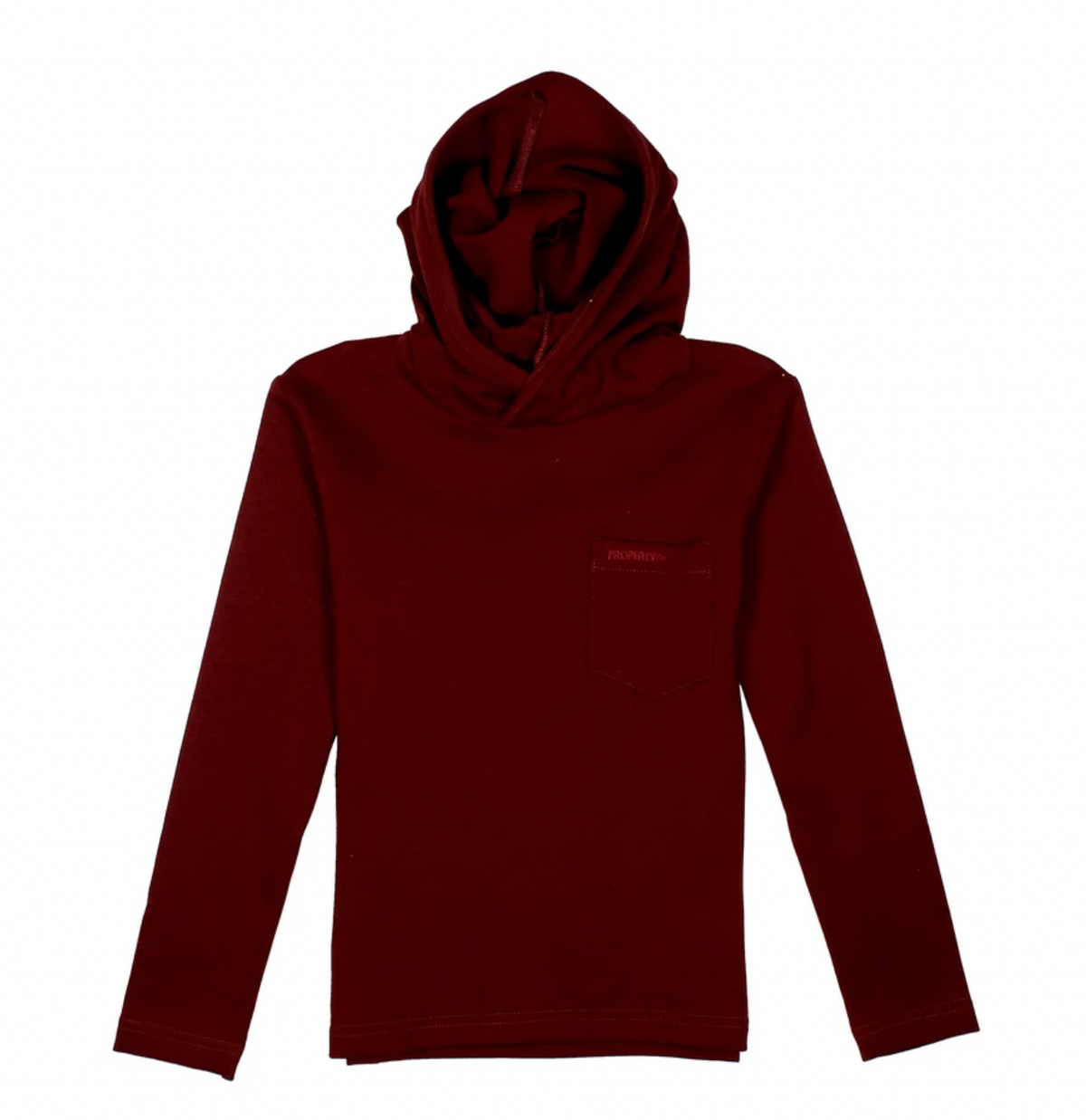 Boys Shoreline Hoodie Maroon