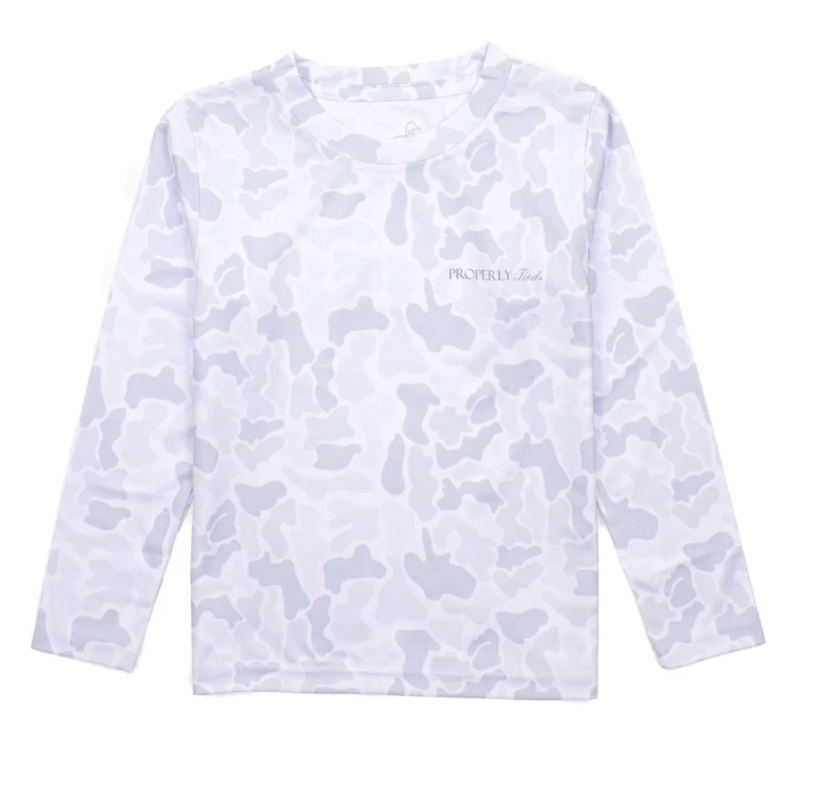 Boys Sportsman Performance LS Snow Camo