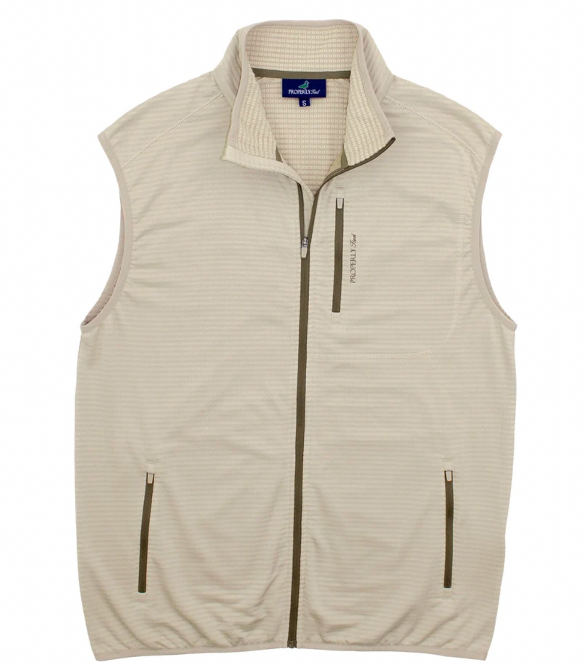 Boys Fairhope Vest Khaki