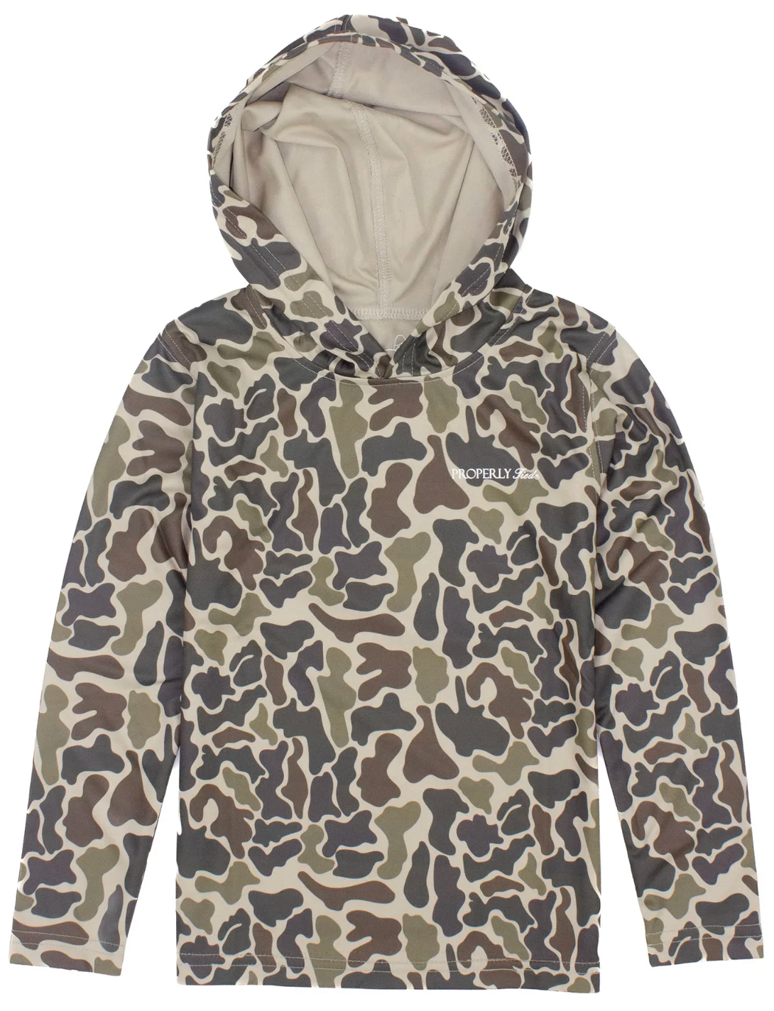 Boys Sportsman Performance Hoodie Vintage Camo