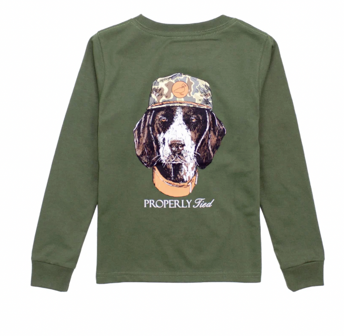 Boys Man’s Best Friend LS Olive
