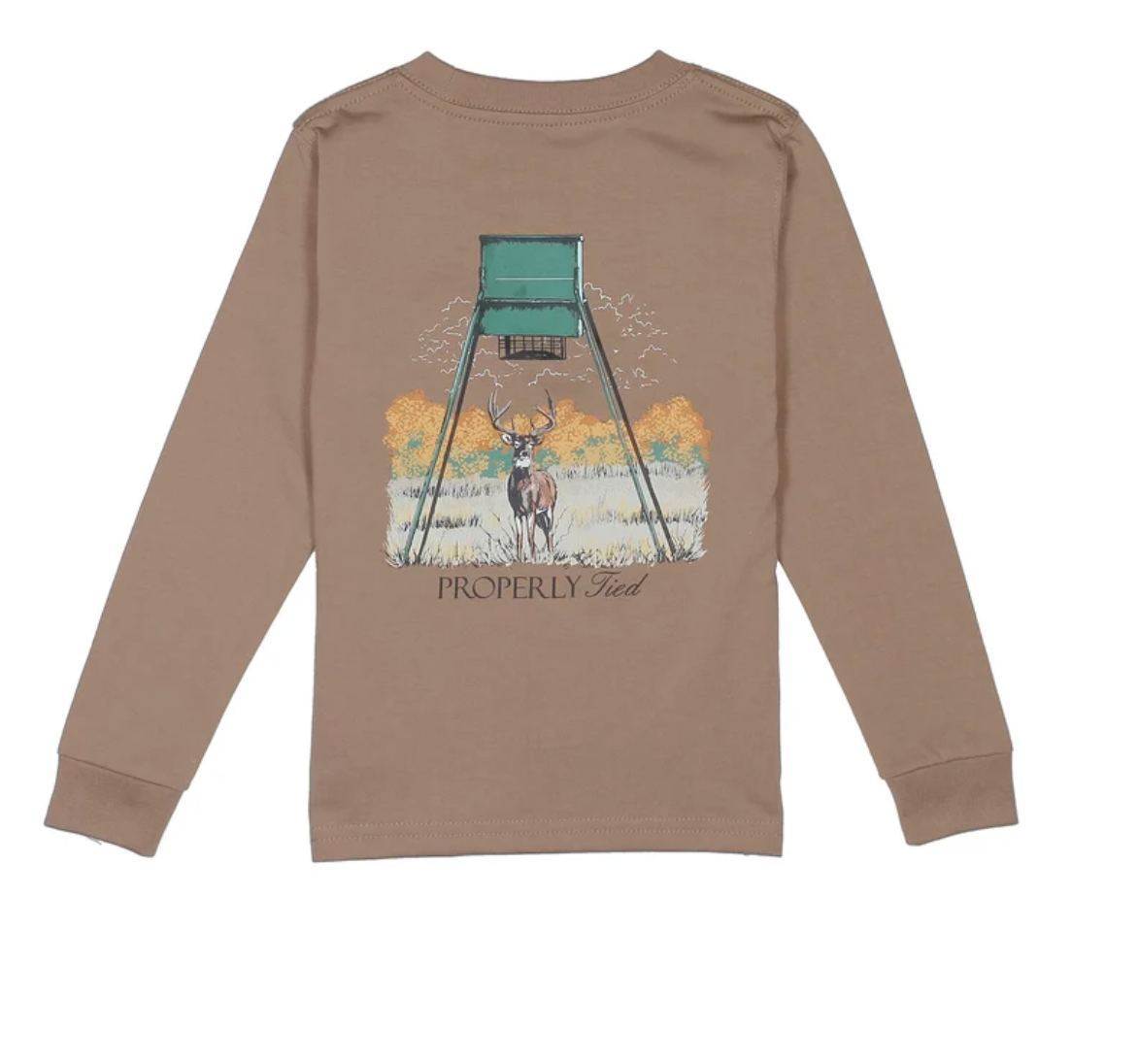 Boys Deer Feeder LS Walnut