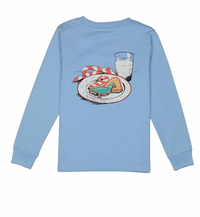 Boys Milk and Cookies LS Light Blue
