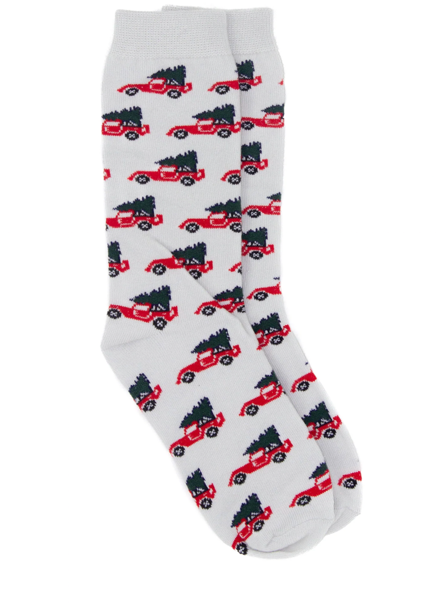 Lucky Duck Sock Christmas Truck