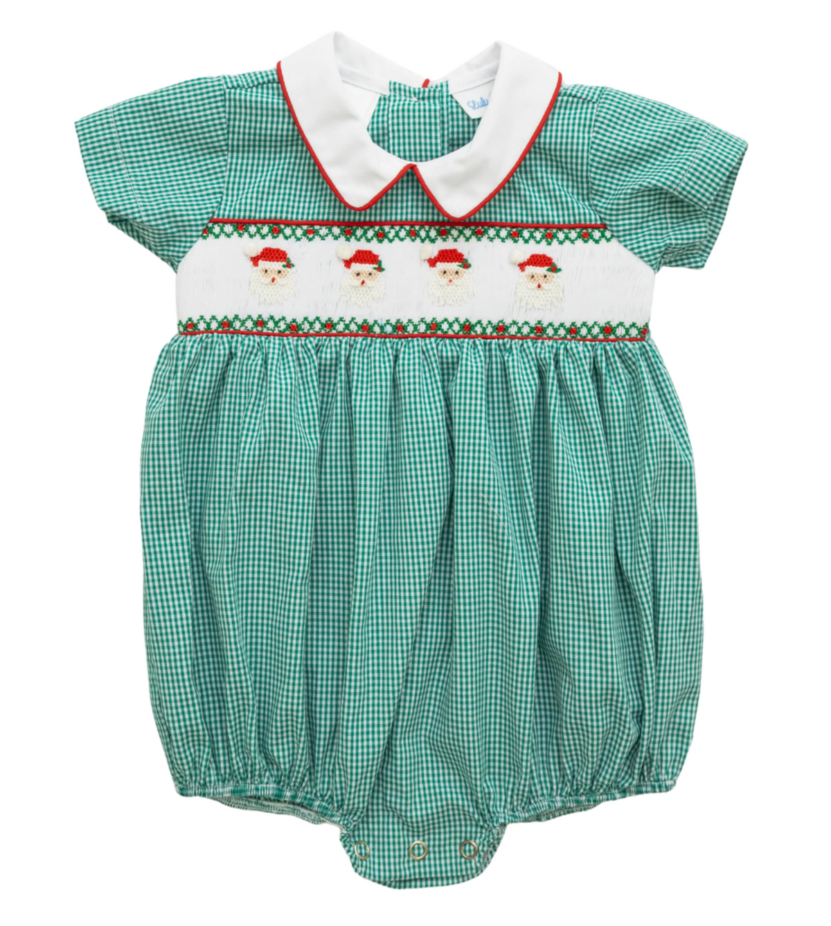 Noah Santa Smocked Bubble