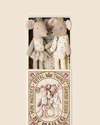 Royal Twin Mice - Little Sister & Brother in Matchbox