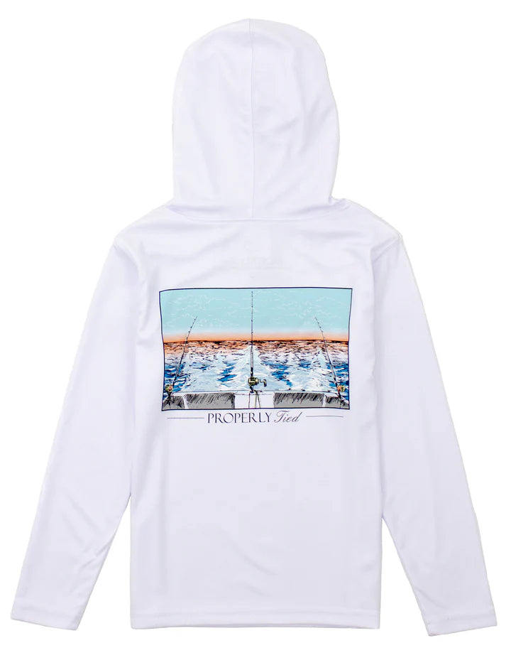 Shade Performance Hoodie Castaway White