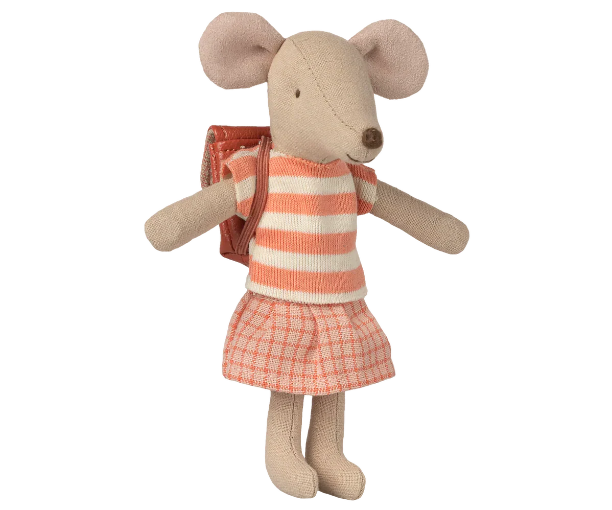 Tricycle Mouse Big Sister - Coral