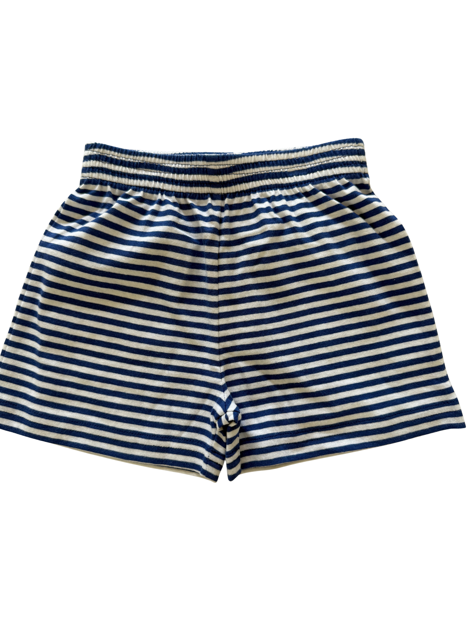 Chambray Stripe Knit Shorts