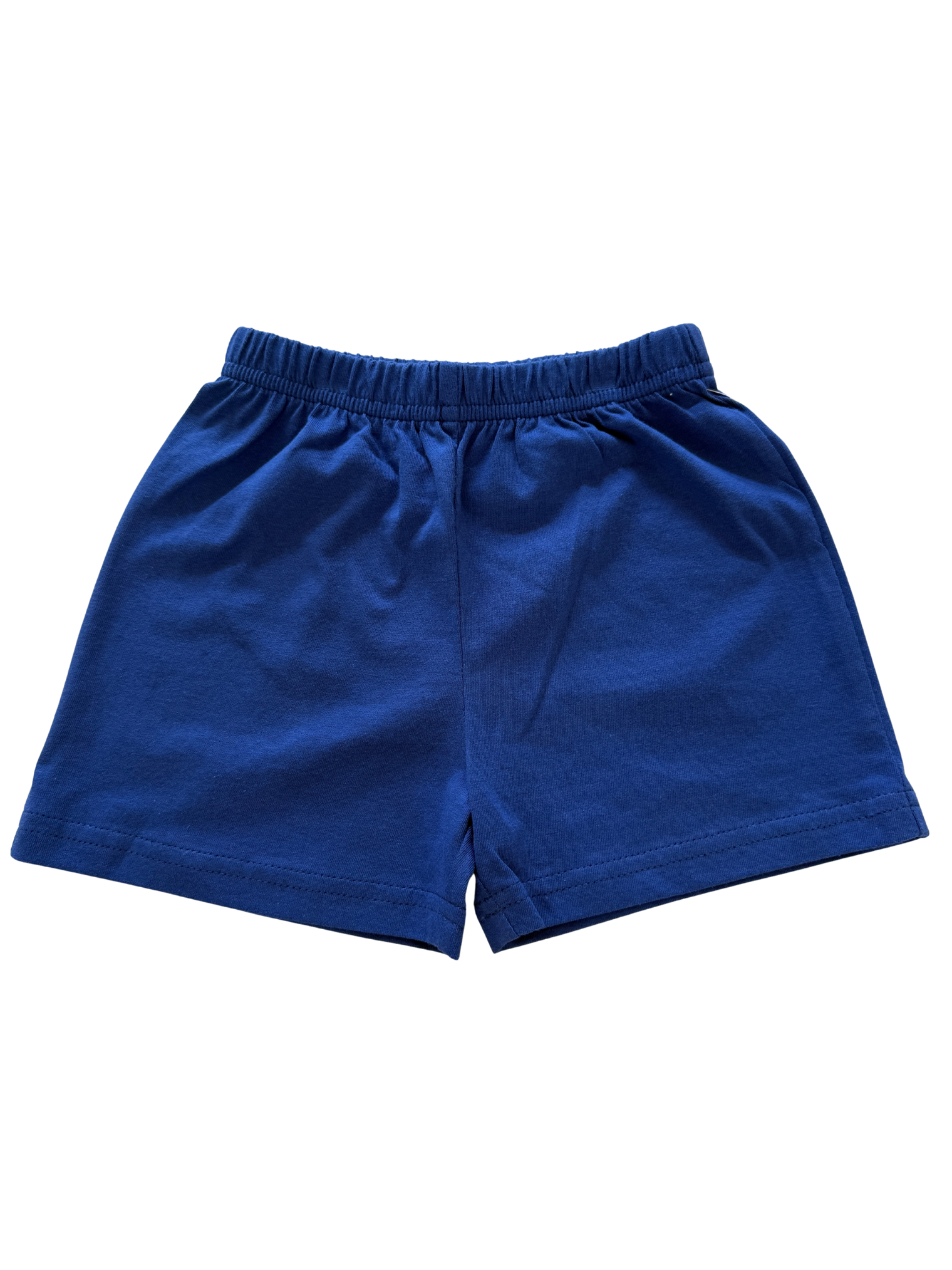 Navy Knit Shorts