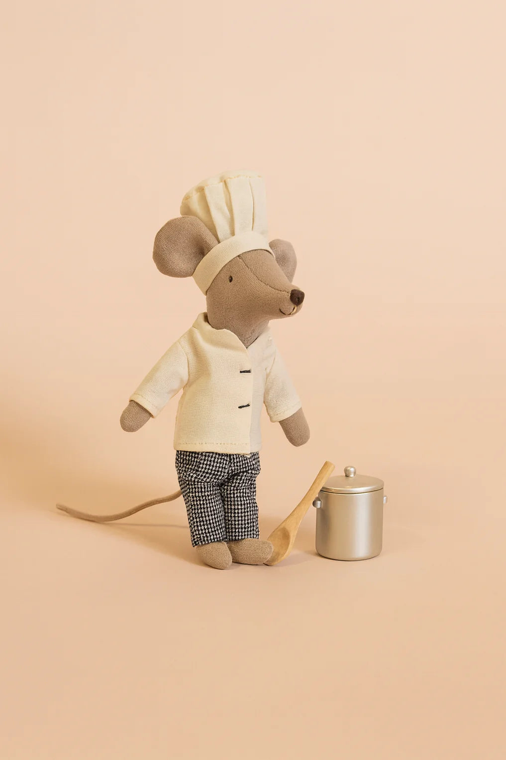 Maileg Chef Mouse w/ Soup Pot & Spoon - Big Brother