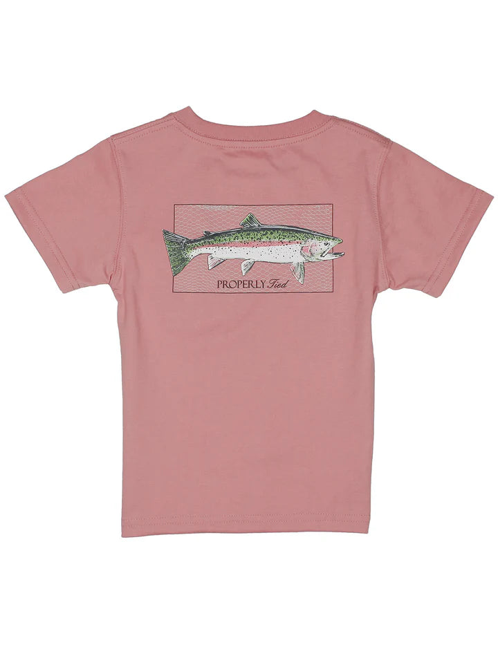 Boys Rainbow Trout SS Salmon
