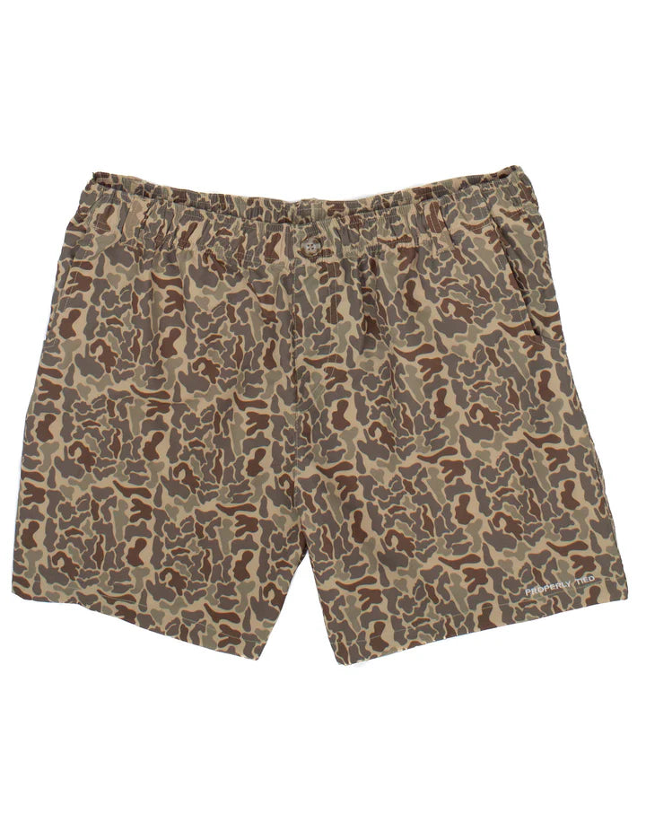Boys Mallard Short Vintage Camo