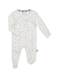 Pink Little Bitty Pretty One Modal Magnetic Footie - Magnetic Me