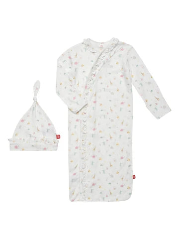 Pink Little Bitty Pretty One Magnetic Gown & Hat - Magnetic Me